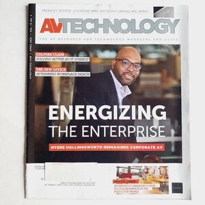 AV Technology Magazine April, 2021 - Energizing the Enterprise - Clearone BMA